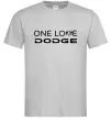 Мужская футболка One love Dodge Серый Мужская футболка One love Dodge Серый фото