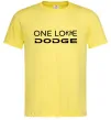 Мужская футболка One love Dodge Лимонный Мужская футболка One love Dodge Лимонный фото