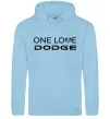 Мужская толстовка (худи) One love Dodge Голубой фото