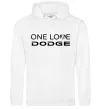 Жіноча толстовка (худі) One love Dodge Білий Жіноча толстовка (худі) One love Dodge Білий фото