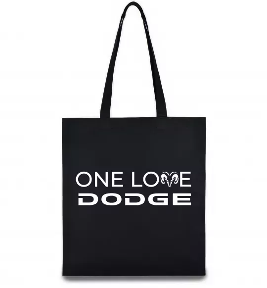 Еко-сумка One love Dodge Чорний фото
