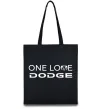 Еко-сумка One love Dodge Чорний фото