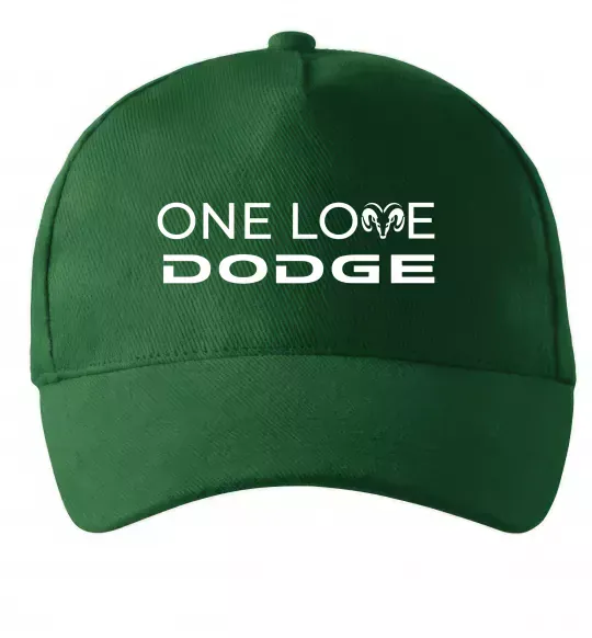Кепка One love Dodge Темно-зеленый фото
