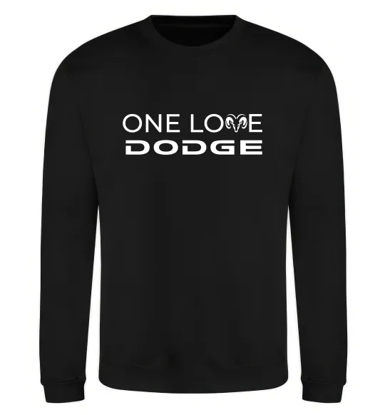 Світшот One love Dodge Чорний фото