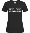 Женская футболка One love Dodge Черный фото