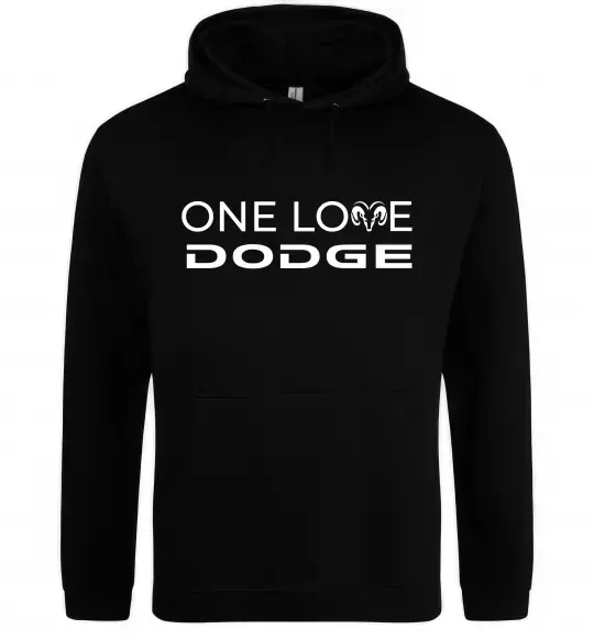 Жіноча толстовка (худі) One love Dodge Чорний фото