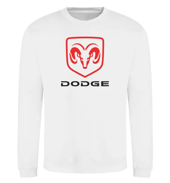Світшот Dodge напис з лого Білий фото