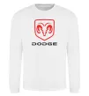Світшот Dodge напис з лого Білий фото