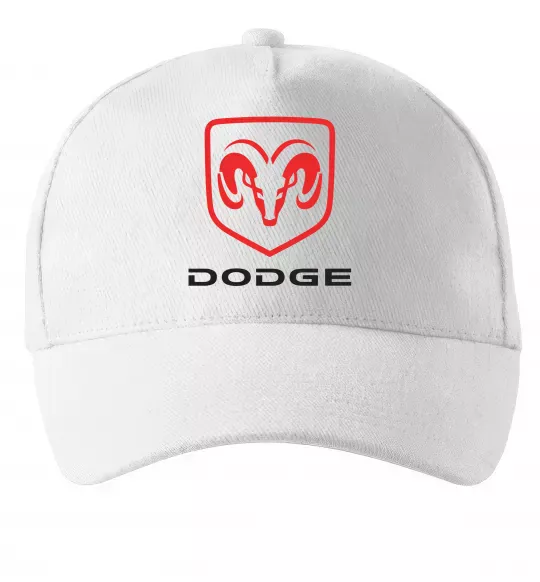 Кепка Dodge напис з лого Білий фото