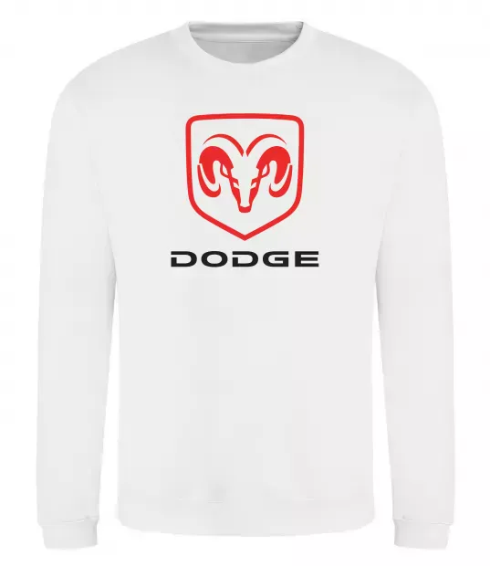 Свитшот Dodge напис з лого Белый фото