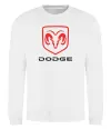 Свитшот Dodge напис з лого Белый фото