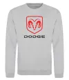 Свитшот Dodge напис з лого Серый меланж фото