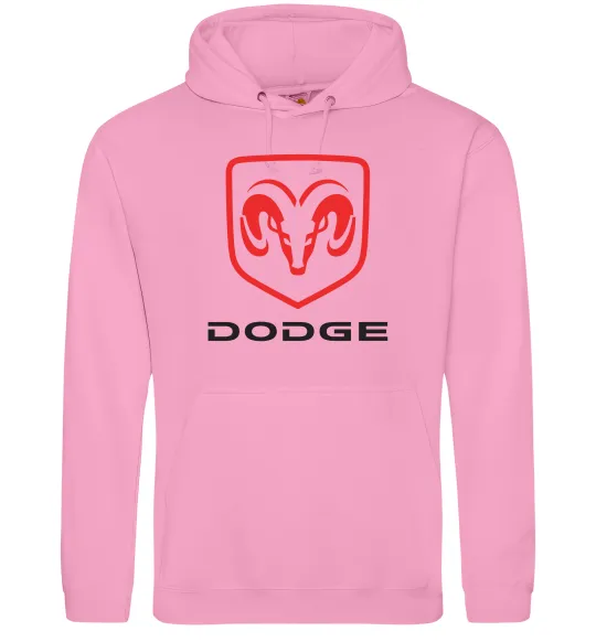 Женская толстовка (худи) Dodge напис з лого Розовый фото