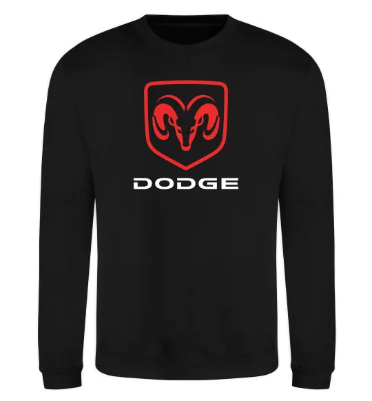 Світшот Dodge напис з лого Чорний фото