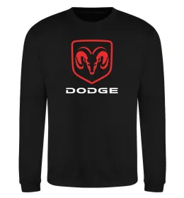 Світшот Dodge напис з лого Чорний фото