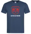 Мужская футболка Dodge напис з лого Темно-синий фото