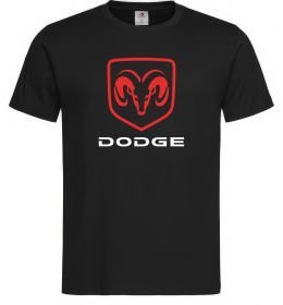 Мужская футболка Dodge напис з лого
