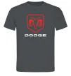 Мужская футболка Dodge напис з лого Графит фото
