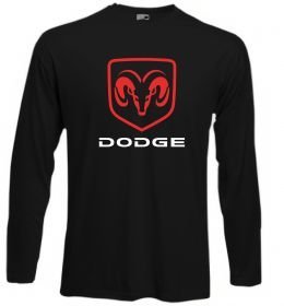 Лонгслив Dodge напис з лого