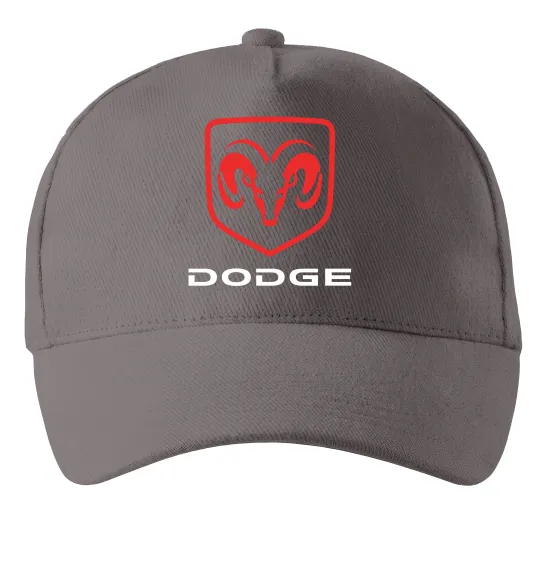 Кепка Dodge напис з лого Сірий фото