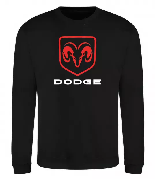 Свитшот Dodge напис з лого Черный фото