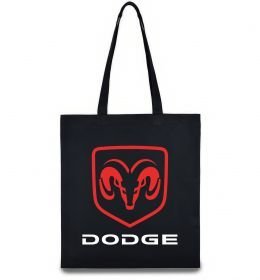 Эко-сумка Dodge напис з лого Эко-сумка Dodge напис з лого