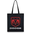 Эко-сумка Dodge напис з лого Черный Эко-сумка Dodge напис з лого Черный фото