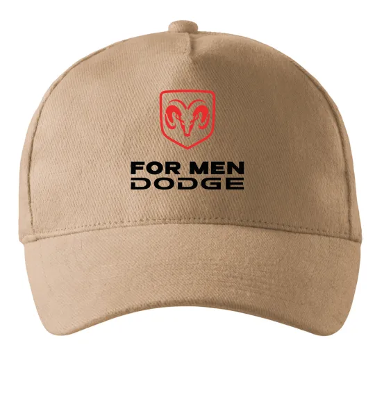 Кепка Dodge for men Песочный фото