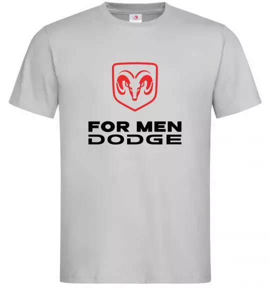 Мужская футболка Dodge for men Серый фото