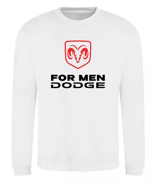 Свитшот Dodge for men Белый фото