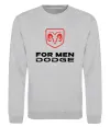 Свитшот Dodge for men Серый меланж фото
