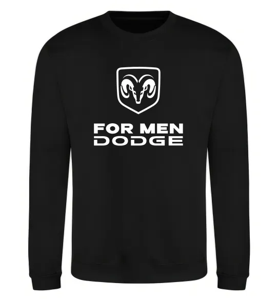 Світшот Dodge for men Чорний фото