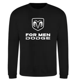 Світшот Dodge for men Чорний фото