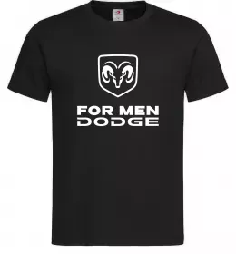 Мужская футболка Dodge for men Черный фото