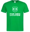 Мужская футболка Dodge for men Зеленый фото