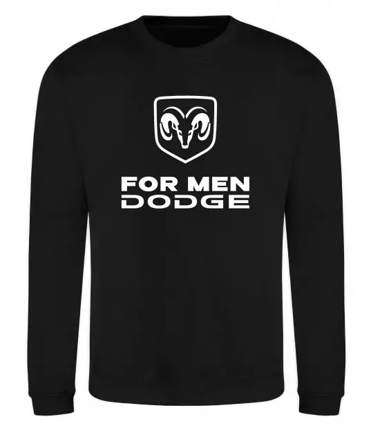 Свитшот Dodge for men Черный фото