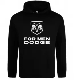 Мужская толстовка (худи) Dodge for men Черный фото