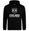 Мужская толстовка (худи) Dodge for men Черный фото