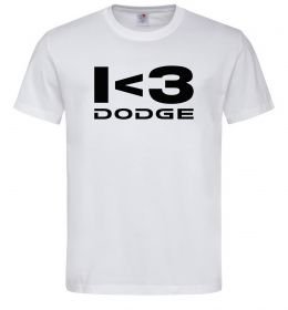 Мужская футболка I <3 Dodge Мужская футболка I <3 Dodge