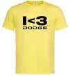 Чоловіча футболка I <3 Dodge Лимонний Чоловіча футболка I <3 Dodge Лимонний фото