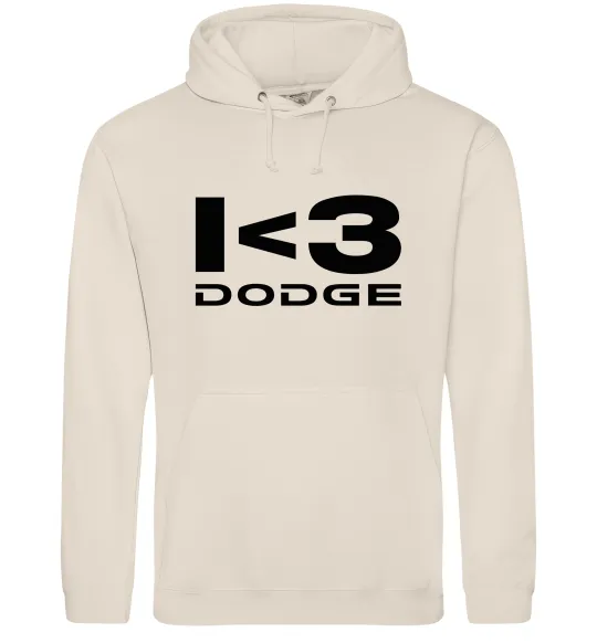 Мужская толстовка (худи) I <3 Dodge Таш фото
