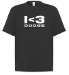 Футболка Оверсайз I <3 Dodge Черный Футболка Оверсайз I <3 Dodge Черный фото
