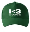 Кепка I <3 Dodge Темно-зеленый фото