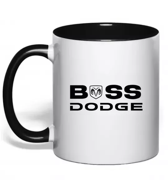 Чашка с цветной ручкой Boss Dodge Черный фото