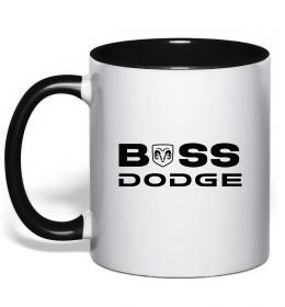 Чашка с цветной ручкой Boss Dodge