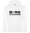 Мужская толстовка (худи) Boss Dodge Белый фото