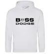 Мужская толстовка (худи) Boss Dodge Серый меланж фото