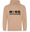Мужская толстовка (худи) Boss Dodge Песочный фото