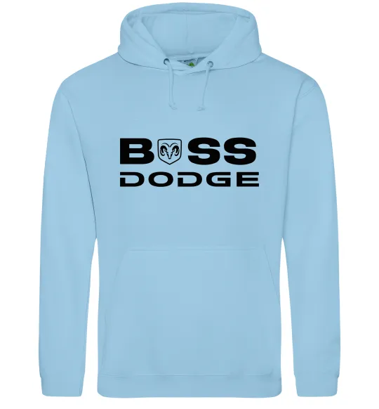 Мужская толстовка (худи) Boss Dodge Голубой фото