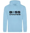 Мужская толстовка (худи) Boss Dodge Голубой фото